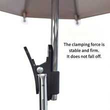 Outdoor Phone Umbrella | Planter Umbrella - Adjustable Height, Mini Umbrella With Clips For Easy Installation - A - View 4