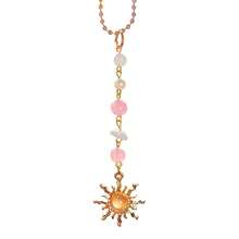 1pc Car Rearview Mirror Hanging Ornament, Sun Crystal Beaded Pendant, Bag & Keychain Decorative Charm - Sun Ornament - View 12