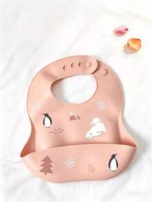 1/2 peças Babas de Silicone para Bebé - Macias, Ajustáveis, Resistentes a Fervura, Portáteis, Design de Animal de Desenho Animado, Adequadas para Uso Diário, Passeios e Alimentação - Multicolorido - Ver 12