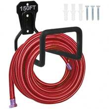 1PC Garden Hose Holder Wall Mount, Metal Hose Hanger Water Hose Holders For Outside, Heavy Duty Hose Hook For Garden Hose, Expandable Hose, Hose Reel, Water Hose - 1PC - View 9