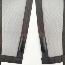 1 pieza Cortina magnética para puerta mosquitera, pantalla a prueba de viento mejorada para verano, sin necesidad de taladrar, cortina de malla - ventilación a prueba de insectos, diseño clásico, adecuada para dormitorio, sala de estar, puerta y ventana de caravana, incluye cinta adhesiva - cortina de puerta - Ver 6