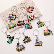 12pcs PVC Small Train Keychains, Colorful Small Train Keychains - Sets - View 6