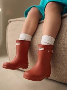 Hunter Kids' Durable Sturdy Waterproof Travel Casual Winter Red HFRJ0017252-MLR - Red - View 1
