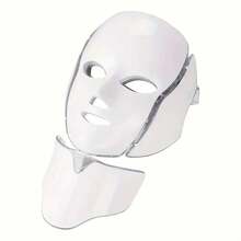 Red Light Therapy Face Mask For Facial Care, LED Facial Light Therapy, Infrared Face Mask, Suitable For Home, Work, Travel, Yoga, And As A Gift For Women - 白色 - 查看 7