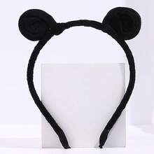 [Solid Color Headband], Retro Y2K Style, With Fabric Animal Antennae - Cartoon Insect Design, Such As Bees And Butterflies, Suitable For Halloween Parties And Performance Costumes - Plain Hair Accessory, No Feathers - View 8