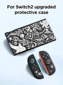 1pc Ocean Fish Pattern Switch Protective Case, New Switch2 (2025) Game Console Accessory Dock Shell, Compatible With Switch2 (2025)/Switch OLED, New Switch2nd Generation Game Accessory Protective Cover, Game Console Storage Bag, Best Gift For SWITCH Players - Multicolor - View 12