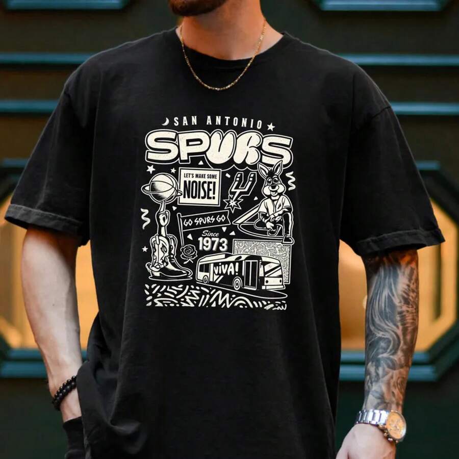 San Antonio Basketball Shirt, Vintage SA Hoops Tee, Retro Streetwear Graphic Shirt, Oversized Fan Game Day Tee