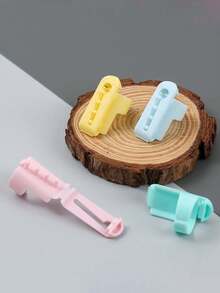 Guía de Hilo de Colores, Herramienta de Tejido de Suéter DIY, Separador de Dedos para Hilo, Soportes de Dedos para Crochet y Tejido con Apertura Ajustable, Para Crochet, Bordado, Patchwork, Manualidades DIY, Regalo para Entusiastas de las Manualidades - Multicolor - Ver 6