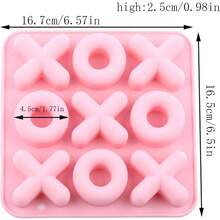 XO - Moldes de silicona para chocolate - Rosado - Ver 2