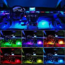 Symphony RGB 18 In 1 Atmosphere Lamp Kit Extendable Line Parts 20/35/75/110CM Light Strip Main/Sub Controller Storage Light Speaker - Star - View 6