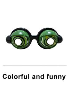1pc Adjustable Elastic Band Cute Glowing Glasses, ABS Material Fun Glasses, Suitable For Adults And Teens, Perfect Choice For Halloween, Birthday, Holiday Costume Party And Other Occasions - Multicolor - View 13