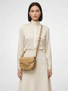 Michael Kors Bolsos de mensajero y bandolera ajustables, minimalistas y prácticos de múltiples funciones - Marrón - Ver 1