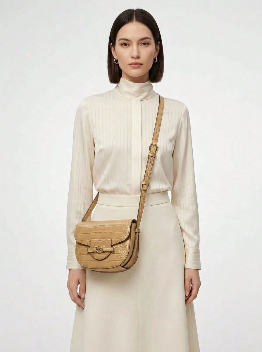 Michael Kors Bolsos de mensajero y bandolera ajustables, minimalistas y prácticos de múltiples funciones - Marrón - Ver 1