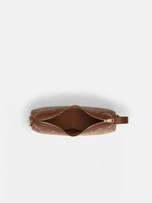 Coach Ella 35 Women's Shoulder Bag Hobo Purses Zipper Bag - 棕色 - 查看 3