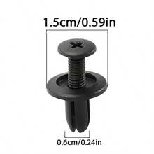 100pcs Large Capacity Car Fastener Clip Set, Covers Fender Rivets, Body Push Clips, Bumper, Door Trim Panels And More. Sturdy And Durable, Easy To Install And Remove Without Damage, Meets Various Car Body Repair And Replacement Needs, Essential Tool Kit For Car Maintenance. - 100pcs 6mm Fixing Clips - View 4