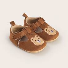 Spring/Autumn Cartoon Infant Shoes, 1 Year Old, Rubber Sole, Anti-Collision, Cute, Unisex, Infant Walking Shoes - Coffee Brown - View 9