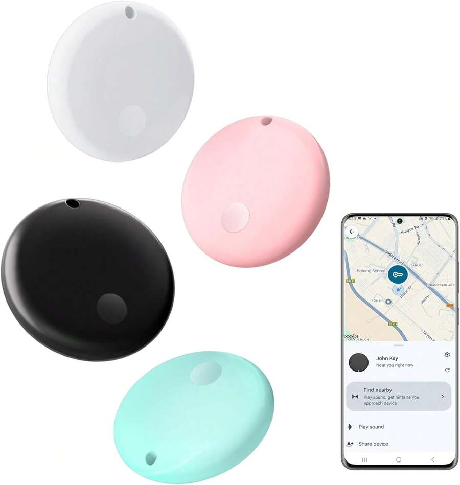Mini GPS Tracker Strong Magnetic Car Tracking Anti-Theft/Lost Equipment Mini Portable Precise Positioning GPS Locator - Black - View 1