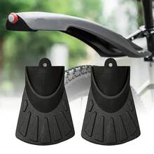 2pcs Bicycle Mudguards Fish Tail Design Bicycle Fenders Road Bike Splash Guard Bicycle Scooter Riding Accessories Universal Mudguards - Black - View 4