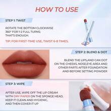 SACE LADY Matte Cushion Lip & Cheek Dual-Use Long-Lasting Velvet Lipstick, Silky Waterproof Non-Sticky Lip Makeup - 01 - View 7