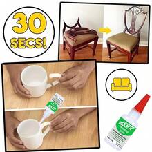 Multi-Functional Super Adhesive In 3-Pack, 5-Pack, 6-Pack, And 8-Packs, Suitable For Various Materials Including Footwear, Ceramics, Plastics, Wood, And Metal. Transparent It Can Be Used As A Super Glue, Welding Glue, Craft Glue. - YXJ-m-50g-8pcs - View 8