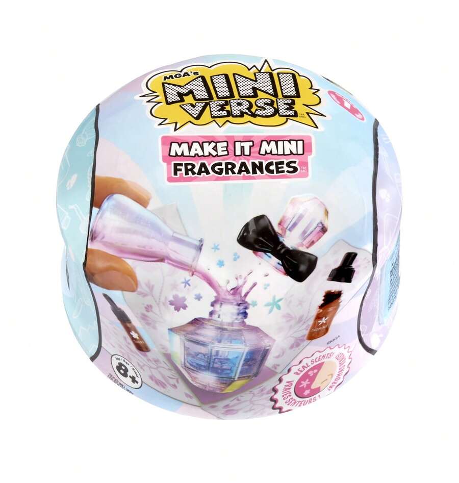 MGA Entertainment MGA's Miniverse - Make It Mini Fragrances Mini Collectibles, Blind Pack, Real Cosmetics, Perfume, Fruity, Floral, Scents, Collectors(Random)