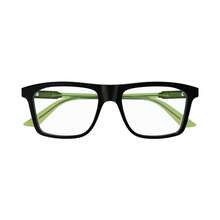 Gucci Eyeglasses Square Full Rim, Shiny Black/Green Frame And Clear Demo Lens Lens Gg1820O006 - 58-17-150 - View 2