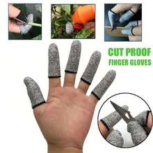 5/10/50pcs Protetores de Dedo Reutilizáveis Antiderrapantes e Resistentes a Cortes, Adequados para Polegar e Pontas dos Dedos, Prolongam a Vida Útil das Luvas, Protetores de Dedo para Trabalho ao Ar Livre. Ferramentas de Jardinagem, Suprimentos para Exterior e Jardim. Convenientes e Práticos, Robustos e Duráveis. Bonitos e Práticos. - Multicolorido - Ver 8