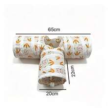 Foldable Pet T-Shaped Tunnel, Crawl-Through Hideout Interactive Toy - A - View 4