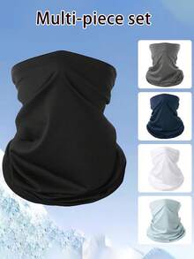 1/3pcs Summer Face Mask Scarf Neck Gaiter For Men And Women, UV Protection, Breathable, Sun Protection For Cycling, Running, Fishing And Other Outdoor Sports - Multicolor - View 1
