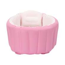 Inflatable Pet Bathtub Indoor & Outdoor Use Puppy Bath Pool Portable Shower Tray Foldable Pool For Dogs, Rabbit, Cat, Duck, Bird - Pink - View 5