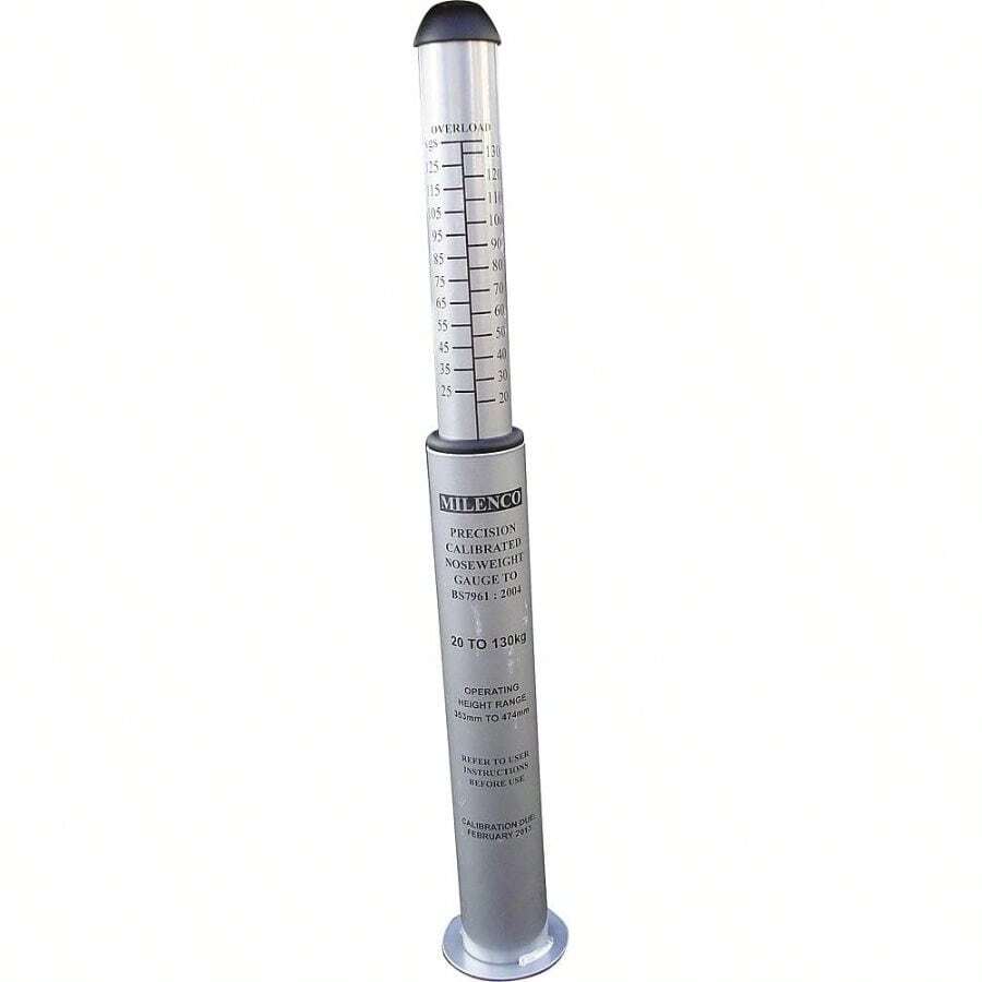 Precision Calibrated Nose Weight Gauge Caravan Trailer, Silver - A - View 1