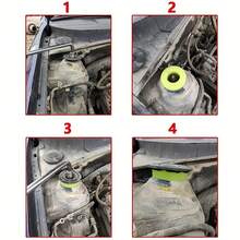 1 Pasang Karet Peredam Kejut Mobil - Ring Kuning/Bantalan Isolasi Karet/Peredam Kejut/Shim Pengganti Universal untuk Penyangga Suspensi - 8*4 2 buah - View 3