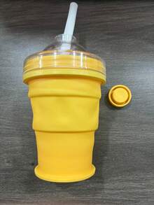 1 Stück einzigartiger faltbarer Eiswürfel Wasserbehälter, kreative Silikon-Form, kugelförmige selbstgemachte Eiswürfel, tragbar & leicht zu verstauen, unverzichtbar für den Sommer - Verschiedenfarbig - Übersicht 13
