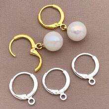 6pcs 13x16mm Minimalist Copper Plated 18k Gold Thick SilverWhite Gold Clasp Connectors Loop DIY JewelryFindings For Bracelet Necklace EarringCrafting - Multicolor - View 4