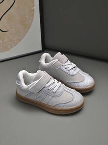 Kids Versatile Retro Casual Sports Shoes Classic German Trainer Design - Pink - View 4