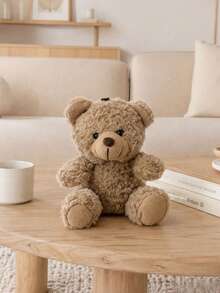 1pc Cute Teddy Bear Plush Hanging Ornament, Suitable For Children's Birthday Party, Home Decor, Girls' Room Decor, Thanksgiving, Spring/Summer - Multicolor - View 2