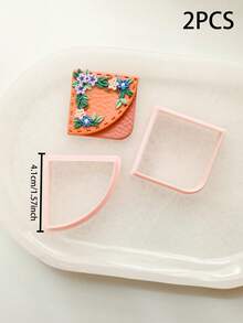 Cute Flower Bookmark Clay Cutter Set, 3D Printed PLA Polymer Clay Mold, DIY Ceramic Clay Pottery Tool For Handmade Crafts - Bookmark - View 7