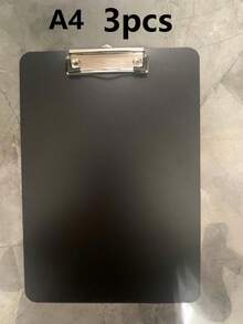 1pc Vertical File Folder, Writing Board, Drawing Board Clip, A5/A4 File Folder, Rigid Board Clip, Test Paper Clip, Single Clip, Strong Clip Force, Comfortable Feel, Durable, Vertical Drawing Board Clip, Restaurant Menu Clip, Writing Clip, File Folder, Contract Clip, Office Meeting Clip, Foam Secretary Clip, Back To School Student Gift - Black - View 15