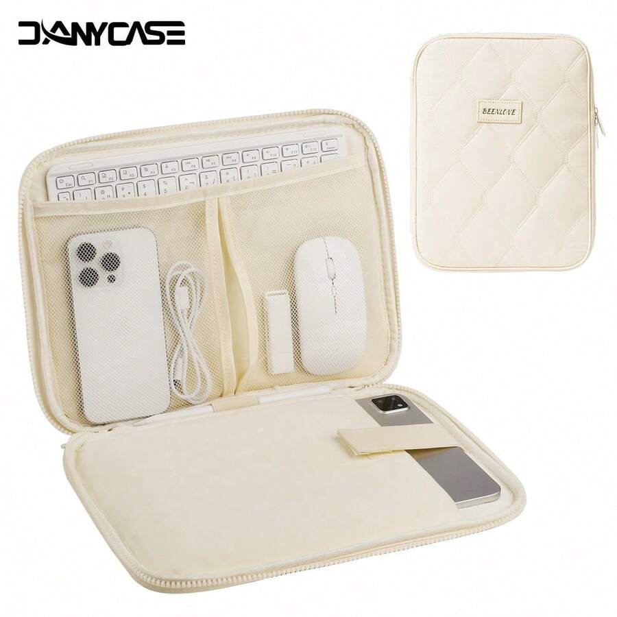 DANYCASE 11 Inch Tablet Sleeve Protective Padded Carrying Case Compatible With IPad 10th Gen 11th Gen 10.9 Pro 11 7th Gen 8th Gen 9th Gen 10.2 Smooth Zipper