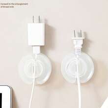 Organizador de cables retráctil, carrete de cable de plástico redondo, adecuado para cargadores y cables de datos, diseño anti-enredos para viajes y uso doméstico, duradero y compacto - B - Ver 2