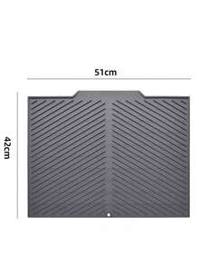 Foldable Kitchen Drying Mat, Dish Drainer Mat, Dish Drying Mat, Sink Non-Slip Drying Mat, Heat-Resistant, Shock-Absorbing, Sound-Insulating, Tabletop Heat-Resistant Mat, Foldable And Rollable For Easy Storage, Kitchen Essential, Kitchen Decor, High-Temperature Pot Mat, Multi-Functional Drying Mat - Suitable For Kitchen, Dining Room, Sink, Washbasin. Halloween, Christmas, Best Gift For Women - Multicolor - View 17