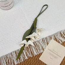 手工金色桂花吊墜，設計師風格中式風飾品，新中式掛飾，人造花吊墜 - 彩色 - 查看 10