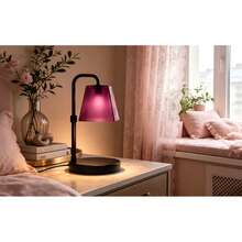QUIGO 1PCS Modern Frosted Glass Shade Candle Warmer Lamp, Height Adjustable Wax Melter With Timing Function & Dimmable Light, Premium GU10 Bulb, Stylish Home Decor Lamp For Bedroom Living Room Apartment, Ideal Gift For Mother's Day Christmas Graduation - US A Type Plug(110-127V) - View 9