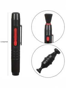 [ABS Material Camera Cleaning Pen] 2-In-1 Camera Lens Cleaning Pen, ABS Material, Black - Black - View 7