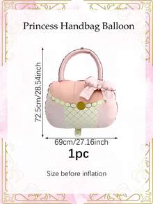 Ensemble de ballons princesse (1 ou 3 pièces) : comprend une couronne, un sac à main et une robe de princesse. Idéal pour les fêtes d'anniversaire, la décoration et les événements sur le thème des princesses, les fêtes d'anniversaire de filles, les fêtes de révélation du sexe, les photos de princesse et bien plus encore. - Multicolore - Voir 10