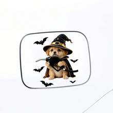 1pc Halloween Theme Ghost Bat Black Cat Creative Car Sticker, Easy To Apply And Not Easy To Fall Off, Covers Flaws And Prevents Scratches, Suitable For Cars, Fuel Tank Covers, Smooth Surfaces, Halloween Decoration Decal - Fuel Tank Sticker - View 6