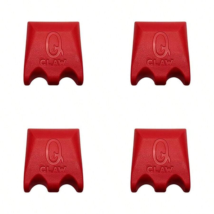 QCLAW Portable Pool/Billiards Cue Stick Holder/Rack - 2 Place - Red - como en la imagen - Ver 1
