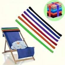 4pcs Silicone Towel Straps - High Elasticity Towel Clips, Suitable For Pool, Beach, Cruise And Outdoor. Material Treatment Accessories, Towel Straps, Beach And Office Essentials. - A - View 2