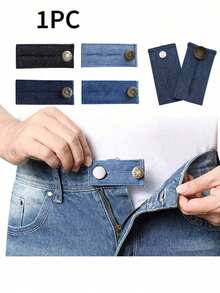 1PC 4 màu Nối cúc quần, Nối cúc quần jean, Nối cạp quần, Điều chỉnh eo co giãn và Nối thắt lưng móc, Nối cúc kim loại, Nối cạp điều chỉnh, Dụng cụ may mặc thực tế, Phù hợp cho nam và nữ Nối cúc quần jean, Lựa chọn quà tặng lý tưởng - Nhiều màu - Xem 1