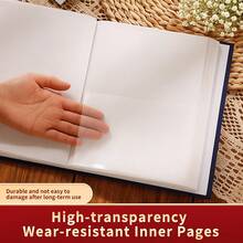 6 Inch 200 Pockets Slip-In Velvet Photo Album, Suitable For Mother's Day Gift, Commemorate Beautiful Memories - 1PC - View 7